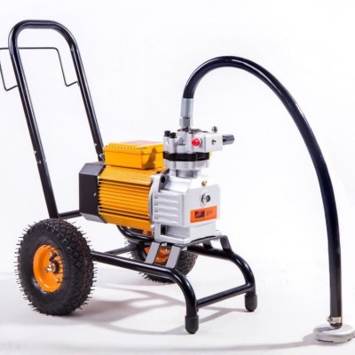 Indoor  airless paint sprayer PT990 used for painting walls with diaphragm pump